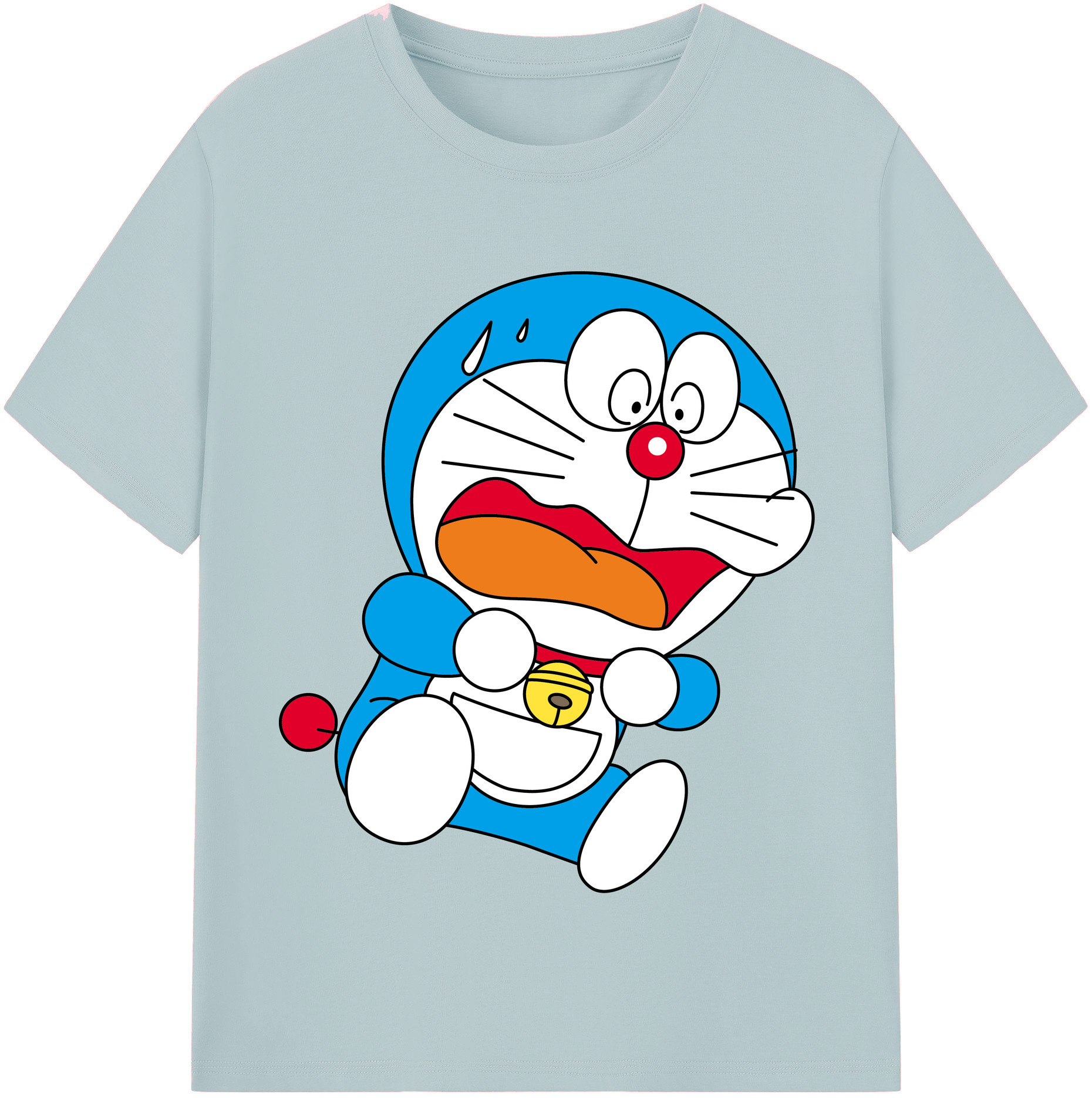（画像用） ドラえもん Doraemon 綿100％半袖Tシャツ（フロントプリント）